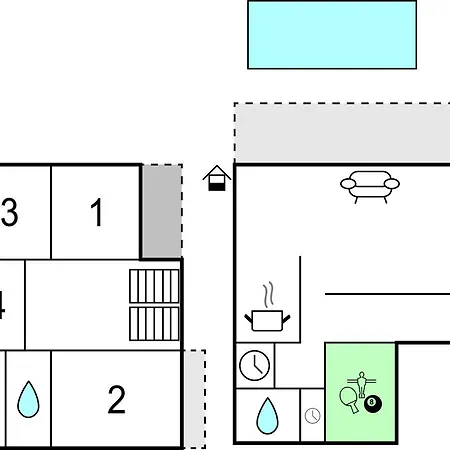 Beautiful In Sv,filip I Jakov With Kitchen *